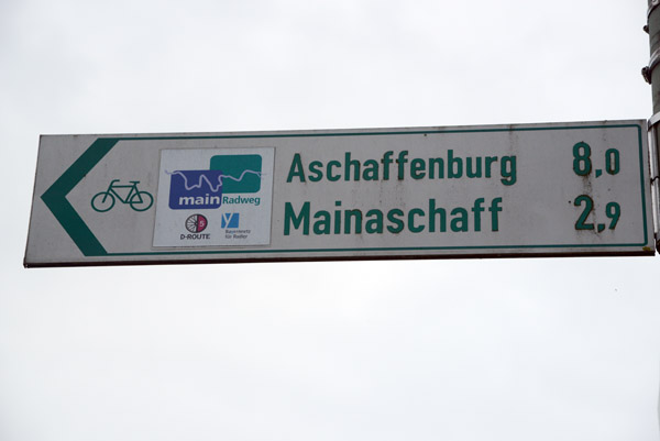 Main Radweg - 8 more km to Aschaffenburg