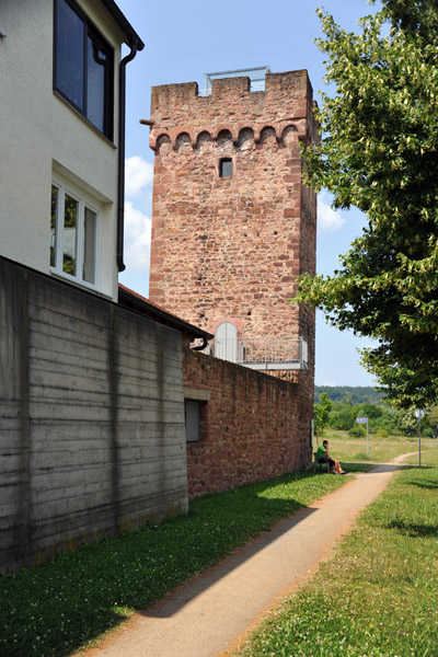 Old city wall tower, Wrth am Main