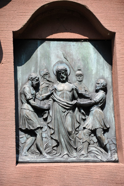 Jesus is stripped of his garments