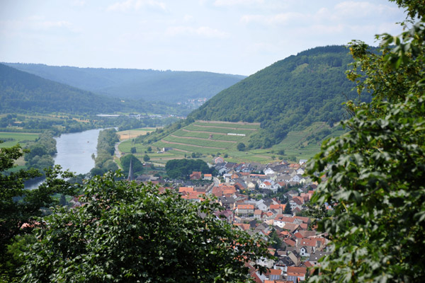 Großheubach and the River Main from Kloster Engelberg