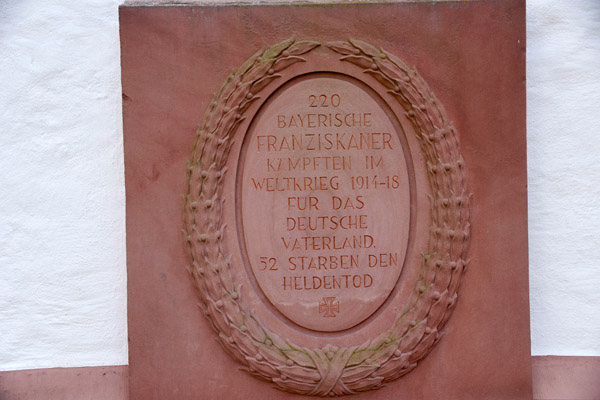 220 Bavarian Franciscans fought in World War I, 52 were killed