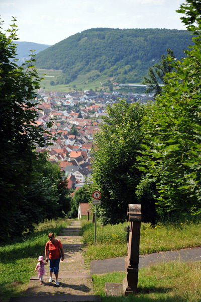 Back down to Großheubach