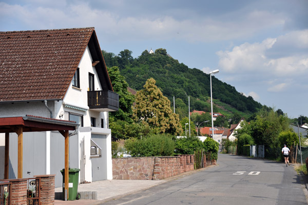 The pilgrimage church of Kloster Engelberg atop the hill overlooking Großheubach
