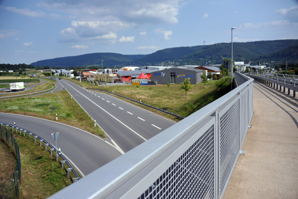 Miltenbergstraße overpass leaving Großheubach