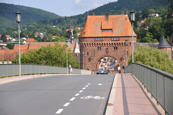 City gate across the Mainbrücke, Miltenberg