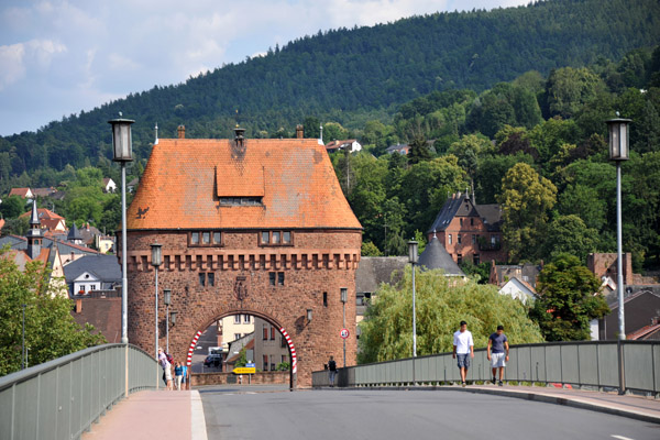 City gate across the Mainbrücke, Miltenberg