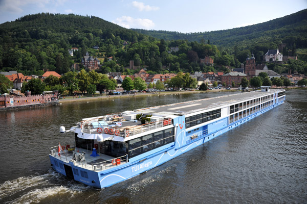 TUI Allegra cruising the River Main, Miltenberg