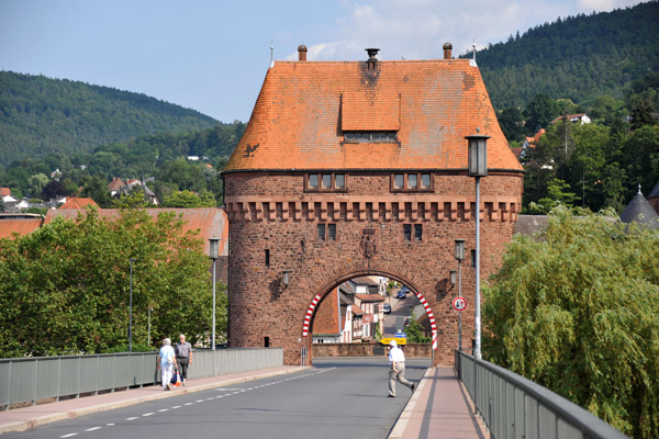 City gate across the Mainbrücke, Miltenberg