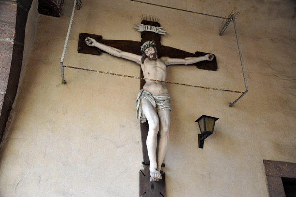 Crucifix inside the Würzburg Gate, Miltenberg