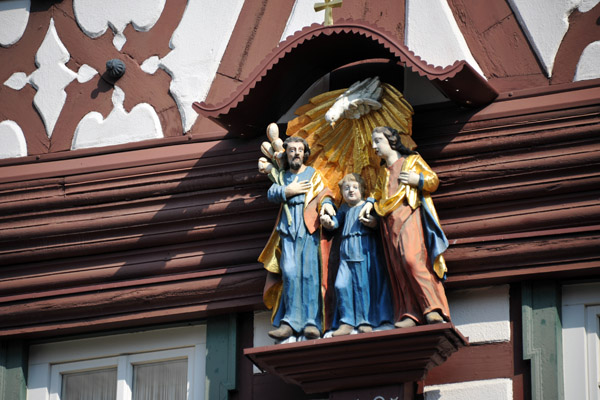 Detail of the 1581 Half-timbered House, Miltenberg