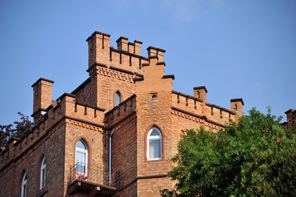 Castle-like Villa standing out over the Market Square, Miltenberg