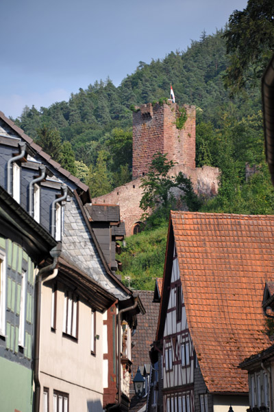 Medieval ruins overlooking Miltenberg