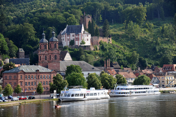 St. Jakobus and Burg Miltenberg from the Mainbrücke