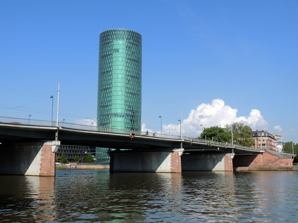 Friedensbrcke, Westhafen, Frankfurt am Main