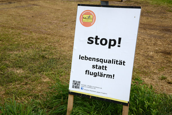 Mhlheim against airplane noise - Fluglrm