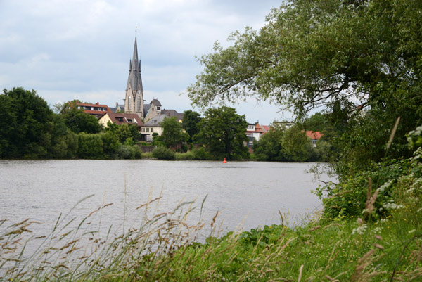 Friedenskirche Hanau Kesselstadt on the north side of the Main