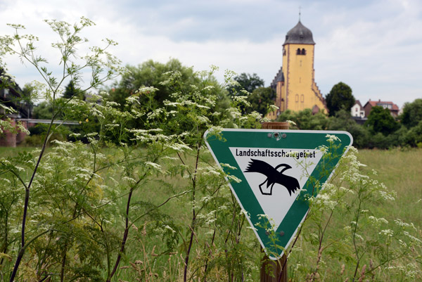 Landschaftsschutzgebiet, Gustav-Adolf-Kirche, Groauheim