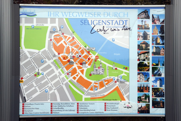 Map of Seligenstadt with points of interest