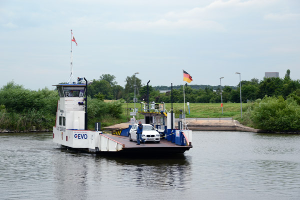 Seligenstadt Ferry across the River Main to Bavaria
