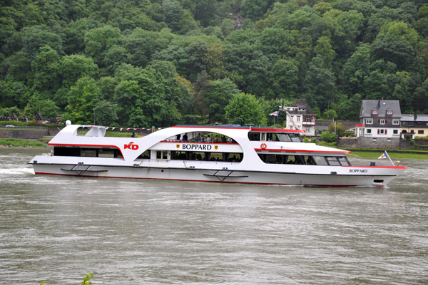 KD Boppard passing the Loreley