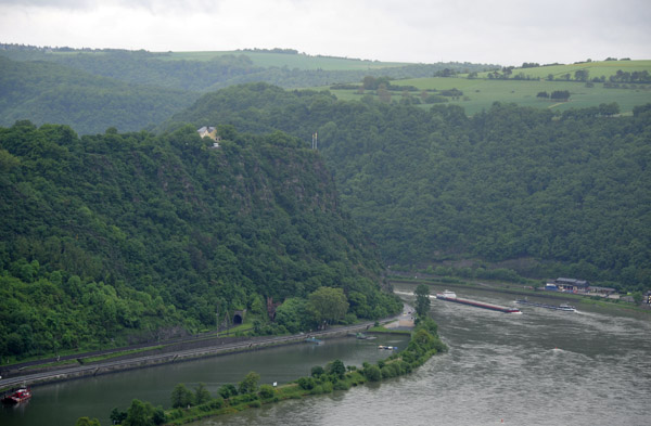 View of the Loreley from Patersberg
