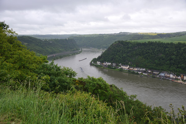 The Rhein between St. Goar and the Loreley