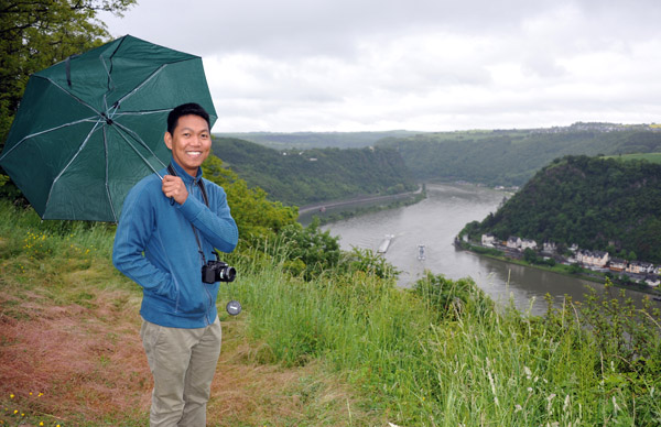 Dennis at the Dreiburgenblick