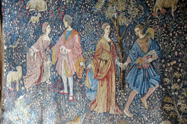 Tapestry, Marksburg Rittersaal (Great Hall)
