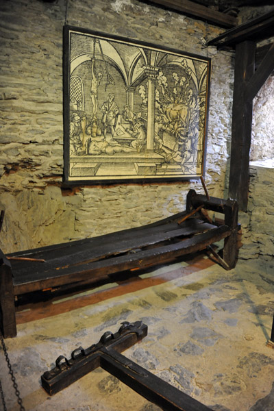 Medieval Torture exhibit, Marksburg 
