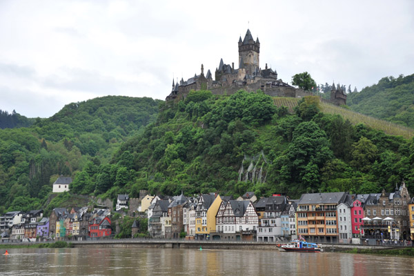 Reichsburg Cochem dominates the hill overlooking the Mosel