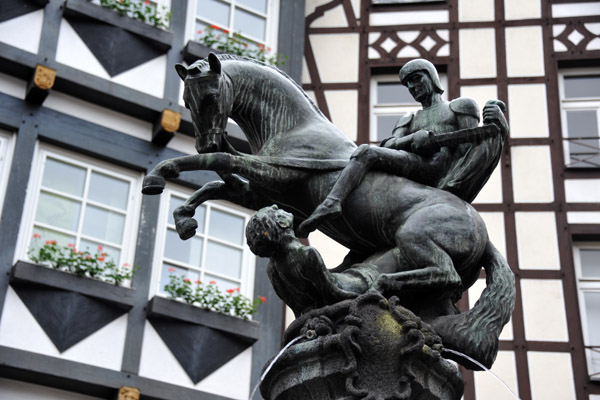 Sculpture of St. Martin by Anton Nagel, 1935