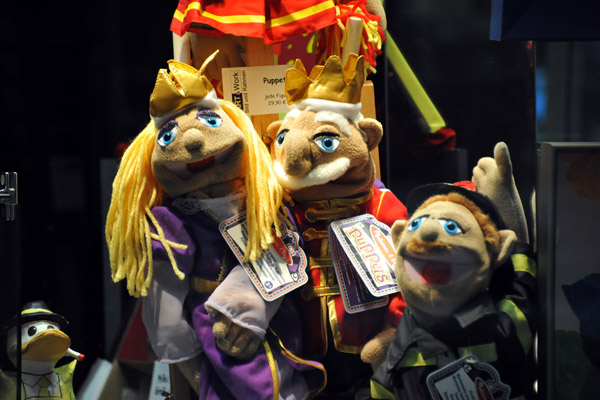 Puppets in a shop, Cochem