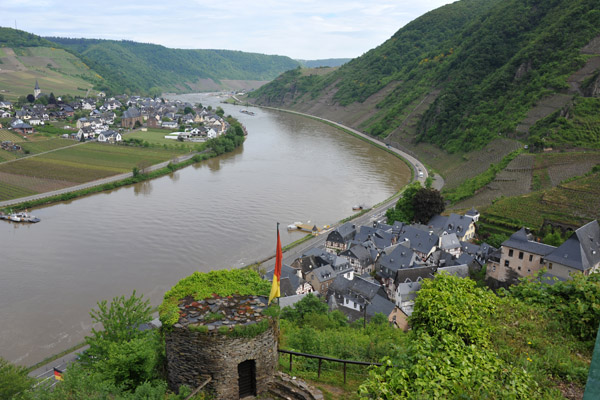 Mosel River Valley from Burg Metternich