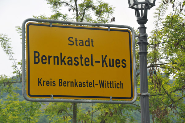 City of Bernkastel-Kues in the Mosel Valley