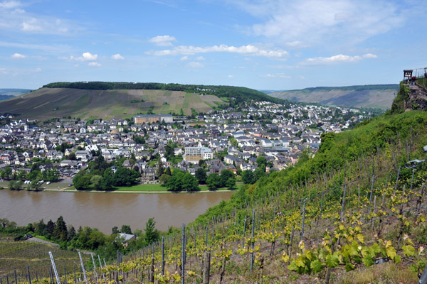 View of the Mosel from Burg Landshut