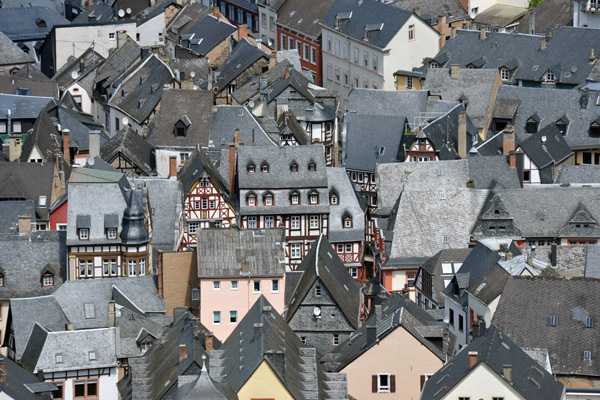 Marktplatz from Burg Landshut, Bernkastel-Kues