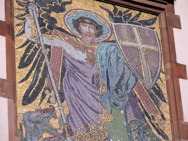 Mosaic, St. Michael, Neues Rathaus, Frankfurt