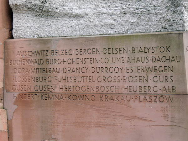 Concentration Camps, Memorial for the victims of National Socialism, Paulskirche