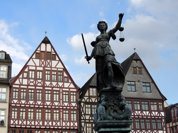 Justice Fountain, Rmerberg, Frankfurt