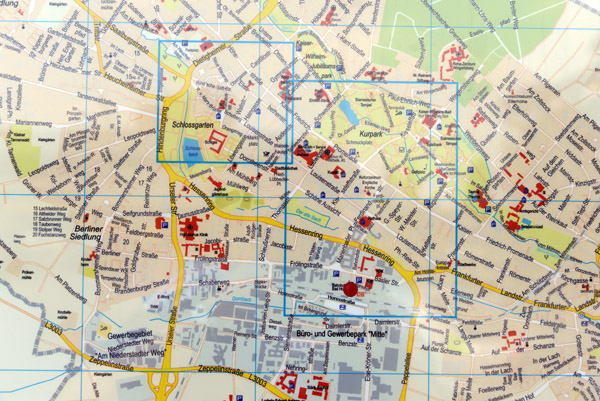 Map of Bad Homburg