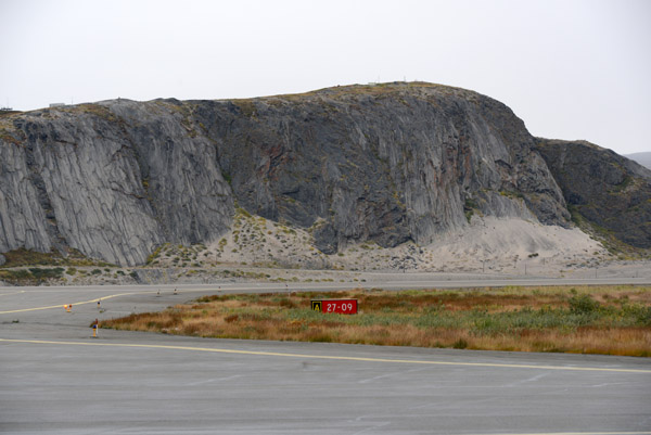 Terrain on the south side of Snderstrom Airport