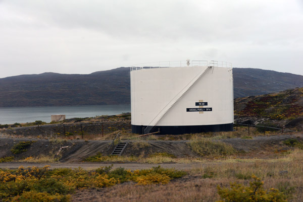 Fuel depot at the Port of Kangerlussuaq