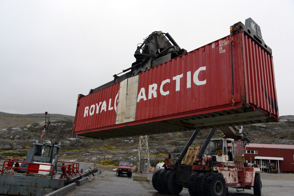 Royal Arctic shipping container, Port of Kangerlussuaq