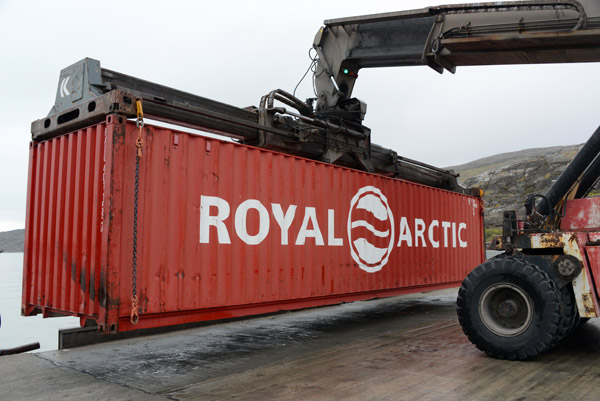 Royal Arctic shipping container, Port of Kangerlussuaq