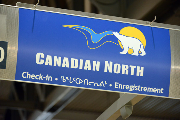 Canadian North, the other airline serving the Canadian Arctic from Ottawa