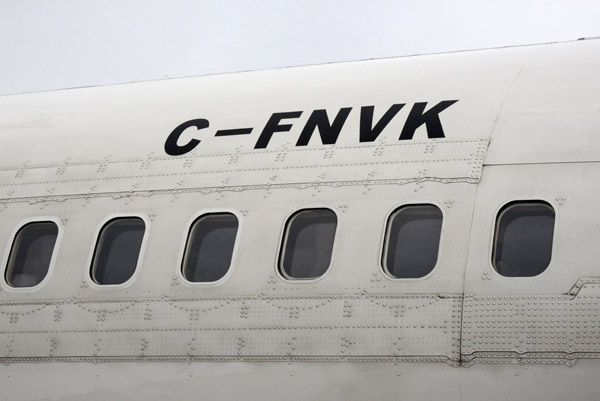 I've never seen so much repair work on an aircraft, C-FNVK