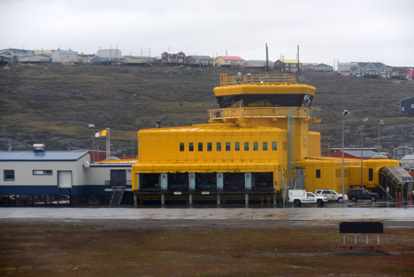 Main terminal at tower at Iqaluit Airport, Nunavut