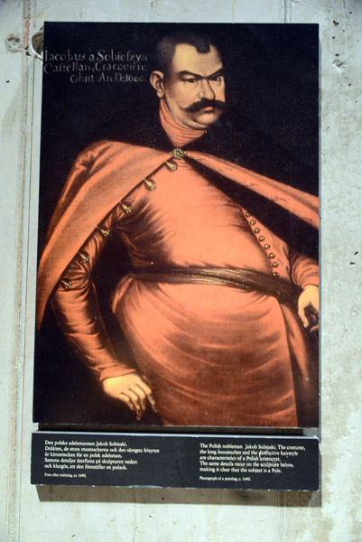 Polish nobleman Jakob Sobieski, similar in appearance to the carving of the Polish Enemy