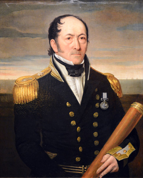 Commodore Richard Israel Alleyn, Thophile Hamel, 1846