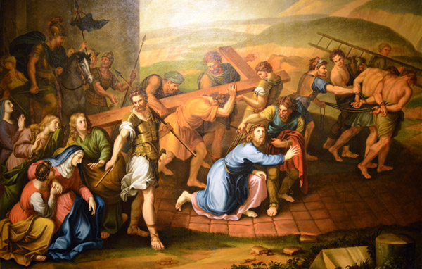 Jesus on the Road to Calvary, Antoine Plamondon, 1836-1840